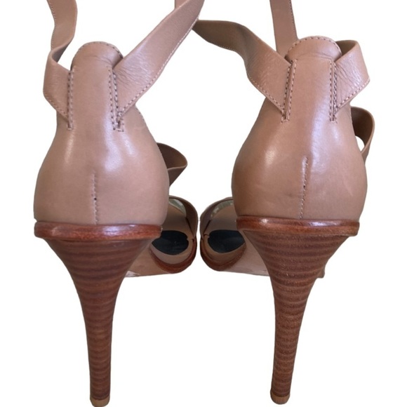 TIBI Pierce Wrap Leather Sandals In Beige Tan Revolve - Picture 10 of 12